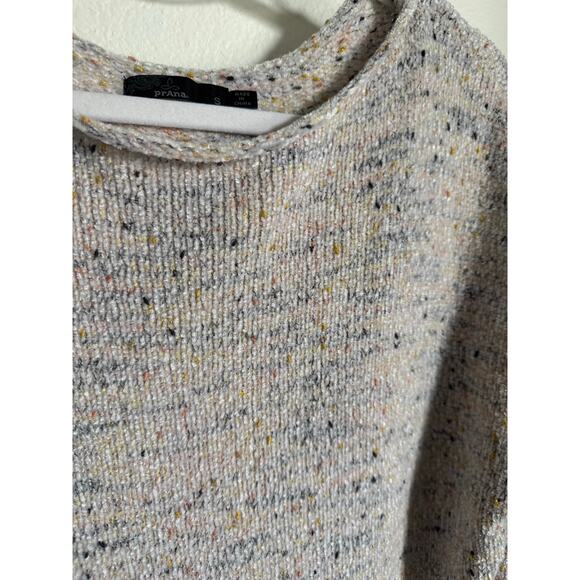 Prana Women's Wide Crew Neck Sweater Size Small Multicolor Fall Heavy Knit - Picture 2 of 9